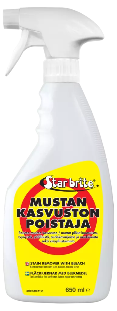 Star brite Mustan kasvuston poistaja 650ml spray - Veneen puhdistus ja vahaus - D259514 - 1