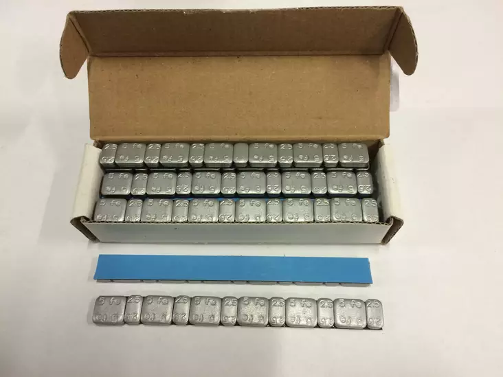 TAS.PAINO 6x2.5gr + 6x5gr (15kpl) Kork. 5mm Lev.12.2mm (FE) - Muut rengastarvikkeet - D146924 - 1