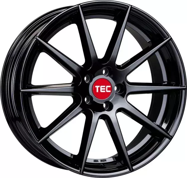 TEC Speedwheels GT7 Black glossy CB: 74.1 alumiinivanne 8.5x20 - 20-tuumaiset alumiinivanteet - 499-65244 - 1