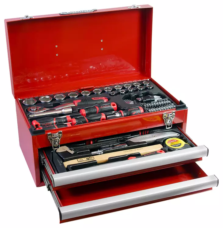 Työkalupakki työkaluilla 1/2" 68-os. - Työkalupakit, -salkut ja -reput - LX2854 - 1