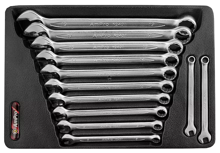 Vb-kiintolenkkiavainsarja 12-os. 6-19 mm - Kiintoavaimet - LX3744 - 1