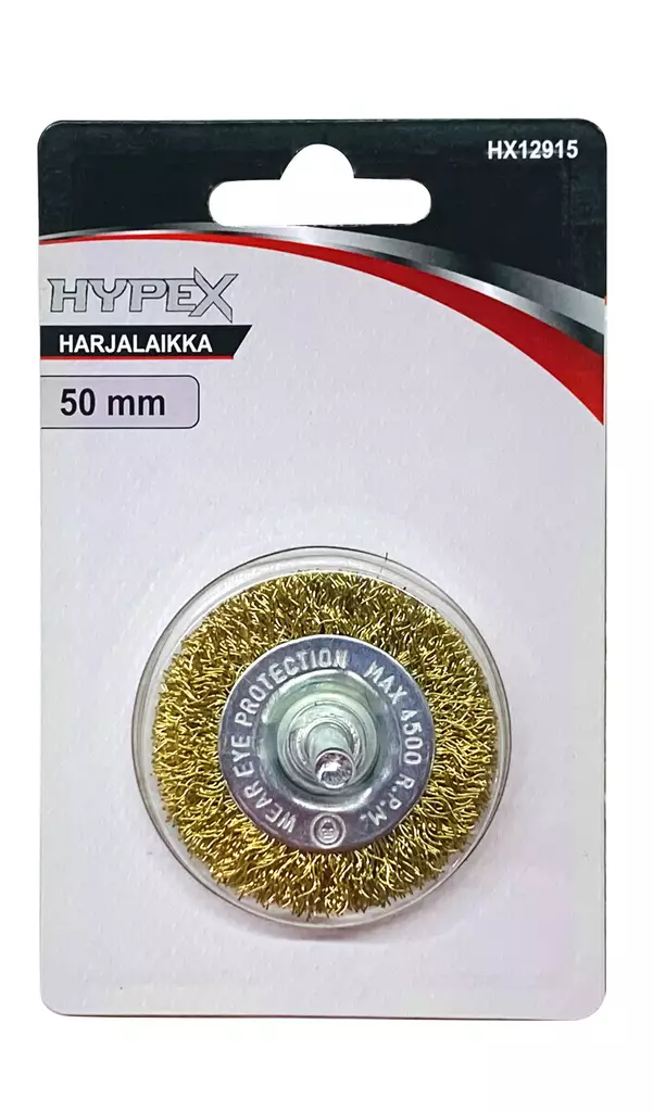 VIIMEISTELYPYÖRÖPUHDISTAJA 6MM/50MM - Pyöröharjat - LX18044 - 1