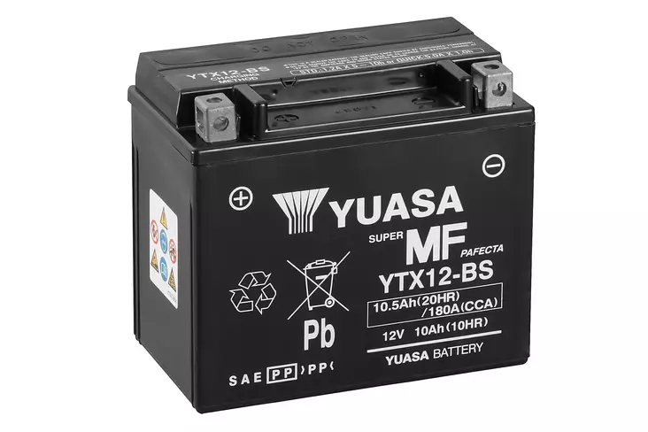 Yuasa akku, YTX12(WC) hapotettu (4) - Akut - D410224 - 1
