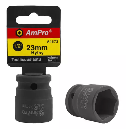 Voimahylsyt 1/2" 6pt ampro - Hylsyt ja voimahylsyt - LX4505 - 1