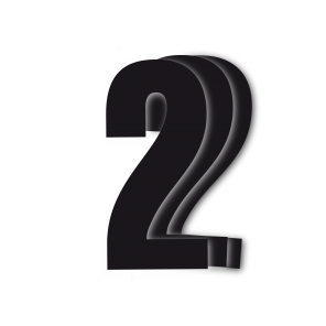 Blackbird kilpanumerot musta 3kpl/srj 13x7cm #2 - Numeropohjat ja kilpanumerot - D171945 - 1