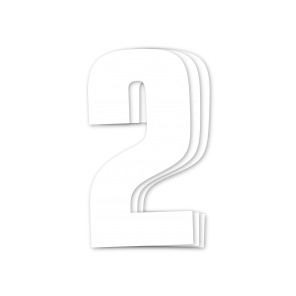 Blackbird kilpanumerot valkoinen 3kpl/srj 16x7,5cm #2 - Numeropohjat ja kilpanumerot - D171955 - 1