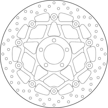 Brembo Serie Oro jarrulevy kelluva - Moottoripyörän jarrulevyt - D157435 - 1
