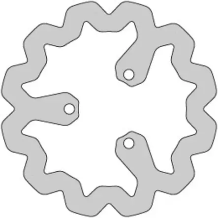 Delta-Braking Jarrulevy, Taka, Ulko Ø 220mm, Aprilia / Derbi / Gilera - Mopon ja skootterin jarrulevyt - D479855 - 1