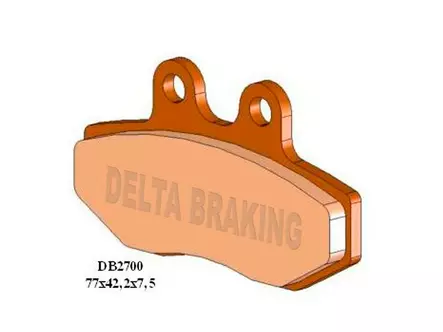 Delta Braking Jarrupalat, Aprilia / Derbi / Rieju - Mopon ja skootterin jarrupalat - D479895 - 1