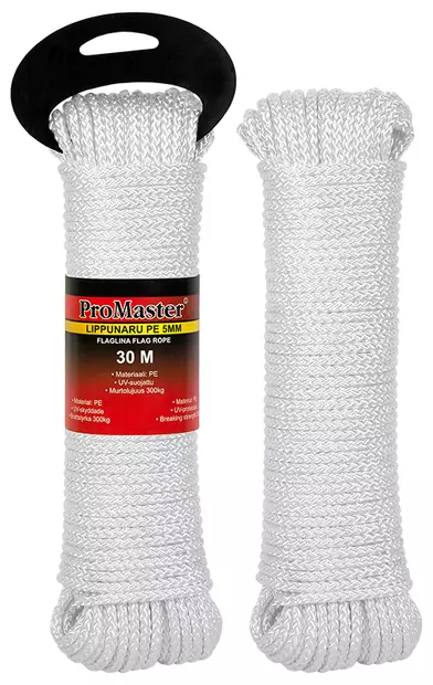 Lippunaru 5mm x 30m pe valkoinen - Peitteet ja pressut - LX6685 - 1