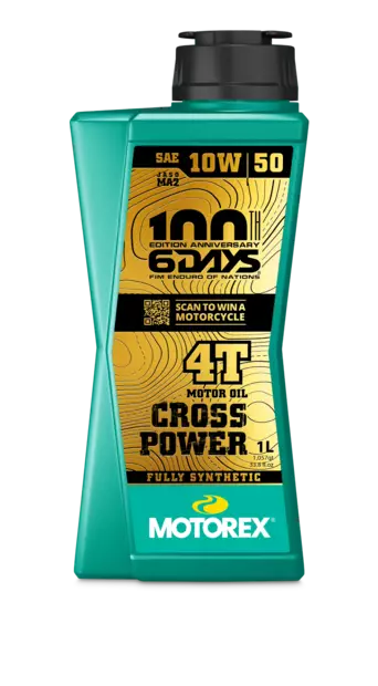 Motorex Cross Power 4T 10W/50 LTD 6DAYS 1L (10) - Motorsport varaosat ja tarvikkeet - D540265 - 1