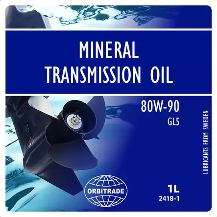 Orbitrade Gear oil mineral 80W-90 1L - Marine öljyt - D352665 - 1
