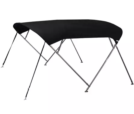 OS CRUISER BIMINI STAINLESS STEEL 4 BOW 2.1M-2.4M BLACK - Veneen biminit - D240885 - 1