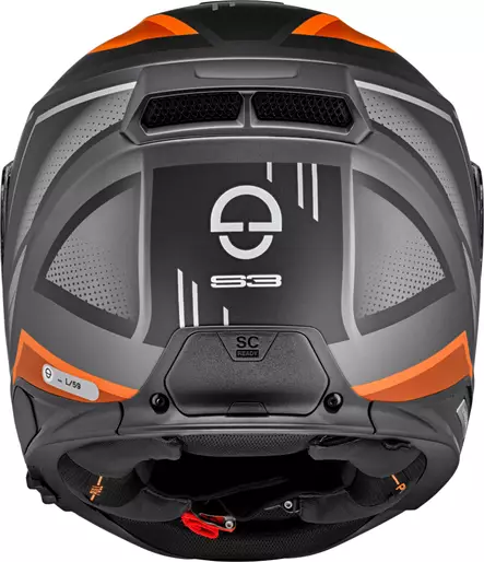 Schuberth S3 Storm mattaoranssi umpikypärä - Umpikypärät - D456255 - 2