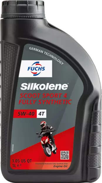 Silkolene Scoot Sport 4 5W-40 1L (10) - Moottoriöljyt - D265655 - 1