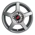 Barzetta Carrello Silver kärryn vanne 4.5x13 - Asuntovaunun ja peräkärryn vanteet - 499-68565 - 2