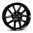 Borbet N 70732 black glossy alumiinivanne 7.0x17 - 17-tuumaiset alumiinivanteet - 499-175325 - 1