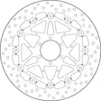 Brembo Serie Oro jarrulevy kelluva - Moottoripyörän jarrulevyt - D190945 - 1