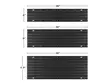 Caliber LowPro GripGlide - Standard (9")- Extension Set-4pc. - Motorsport varaosat ja tarvikkeet - D303795 - 3