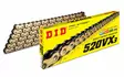 D.I.D 520VX3 G&B Chain+Connecting link (FJ) - Moottoripyörän ketjut 520 - D527995 - 1