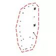 DFK Oikea Ovi Sarana- ja kiinnikesarja CFMoto Zforce 550/800 - DFK hyttien varaosat ja tarvikkeet - D523665 - 1