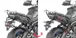 Givi putkisivutelineet Rapid release Tracer 900/GT (18-19) - Kiinnityssarjat ja tavaratelineet - D303385 - 1