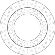 GOLDFREN jarrulevy yd267 hd150 id132 t5,1 - Moottoripyörän jarrulevyt - D311115 - 1