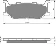 GOLDFREN Jarrupalat 048 Ceramic Carbon S3 - Moottoripyörän jarrupalat - D227895 - 1
