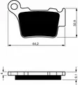 GOLDFREN Jarrupalat 191 Ceramic Carbon K1 - Moottoripyörän jarrupalat - D227835 - 1