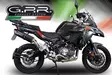 GPR Benelli Trk 502 X 2017/20 e4 EC-Approv. slip-on exhaust Furore Evo4 Nero - Moottoripyörän äänenvaimentimet - D425995 - 4
