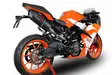 GPR Ktm Rc 125 2017/20 e4 EC-Approv. slip-on exhaust catalized Furore Evo4 Nero - Moottoripyörän äänenvaimentimet - D426555 - 6
