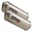 GPR Yamaha Tdm 900 2002/14 Pair EC-Approv. slip-on exhaust Satinox - Moottoripyörän äänenvaimentimet - D423095 - 1