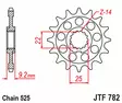 JT Eturatas JTF782.16 - Moottoripyörän eturattaat - D523985 - 2