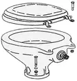 Kaymälän kansi - Veneen käymälät ja wc istuimet - D125035 - 1