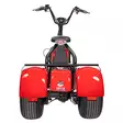 Kontio Motors Kruiser Trike Red 0,7kWh akulla - Kontio kruiserit - 499-147005 - 3