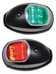 Kulkuvalopari LED Evoled - musta ABS - Veneen kulkuvalot - D191315 - 1