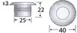 LED Tunnelma- ja sisustusvalo - Veneen valaisimet - D123585 - 2
