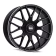 MAM GT1 Matt Black Lip Polish alumiinivanne 10.0x22 - 22-tuumaiset alumiinivanteet - 499-175465 - 1