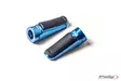 Puig Footpegs Racing+Rubber Rig/Left C/Blue - Moottoripyörän jalkatapit - D300615 - 1