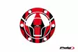 Puig Fuel Cap Cover Radical Kawasaki C/Red - Mallikohatiset tarrasarjat - D299505 - 1