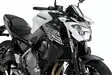 Puig Radiator Side Panels Kawasaki Z650 17' C/Black - Moottoripyörän katteet ja tuulenohjaimet - D358945 - 1