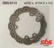 Sbs Jarrulevy Upgrade - Moottoripyörän jarrulevyt - D241955 - 1