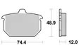 Sbs Jarrupalat Ceramic - Moottoripyörän jarrupalat - D91495 - 2