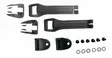 TCX COMP Junior Strap kit black/white 2pcs - Ajosaappaiden varaosat - D383885 - 1