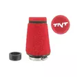 TNT Ilmasuodatin, Seed, Punainen, Kiinitys Ø 28/35mm, (Ø 70 - 48mm x p. 100mm) - Mopon ja skootterin ilmansuodattimet - D95455 - 1