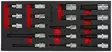 Va-xzn hylsysarja 1/2" 18-os. foam - Työkalut työkaluvaunuihin - LX6275 - 1