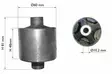 Vaihteiston kumityyny, Ligier Lombardini Progress , (0131820) - Mopoauton moottorin osat - D484625 - 1