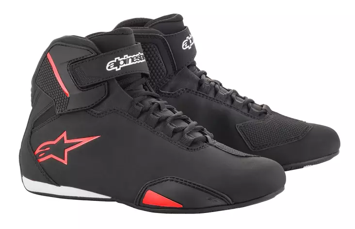 *Alpinestars Kenkä Sektor Musta/Punainen - Moottoripyörä ajokengät - D262115 - 1