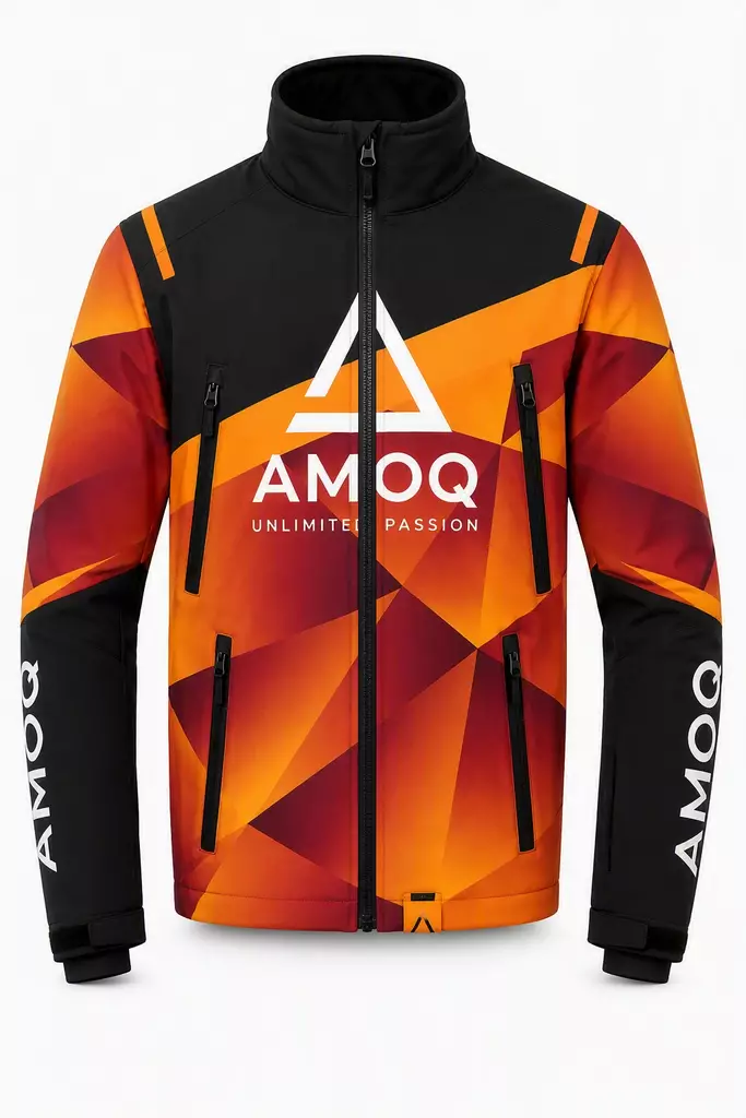 AMOQ Apex V2 Racing Takki Musta/Oranssi - Kelkkatakit - D547715 - 1
