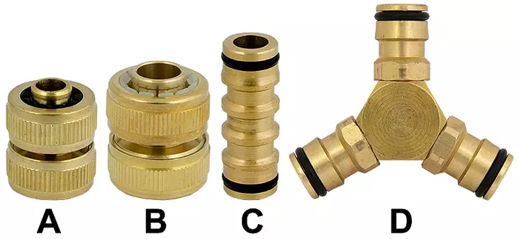 Promaster jatkoliittimet messinki - Vesiletkujen liittimet - LX4635 - 1